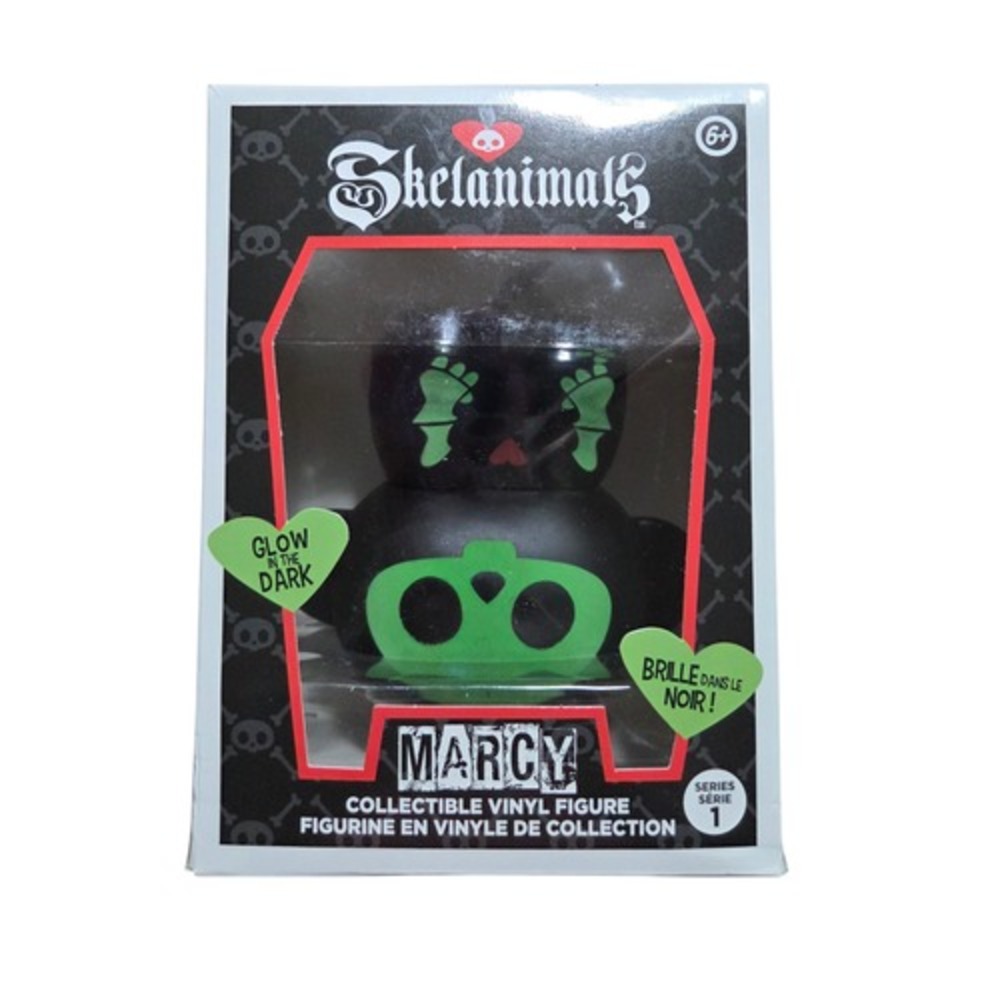 2025 Hasbro Skelanimals Glow In The Dark Marcy Monkey Series 1 Vinyl Figure